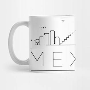 Mexico Minimal Skyline Mug